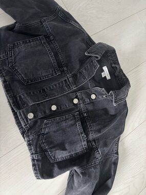 Topshop Cropped Denim Jacket